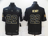 Nike Titans 22 Derrick Henry Black 2020 Salute To Service Limited Jersey,baseball caps,new era cap wholesale,wholesale hats